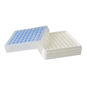 100 cell hinged plastic boxes