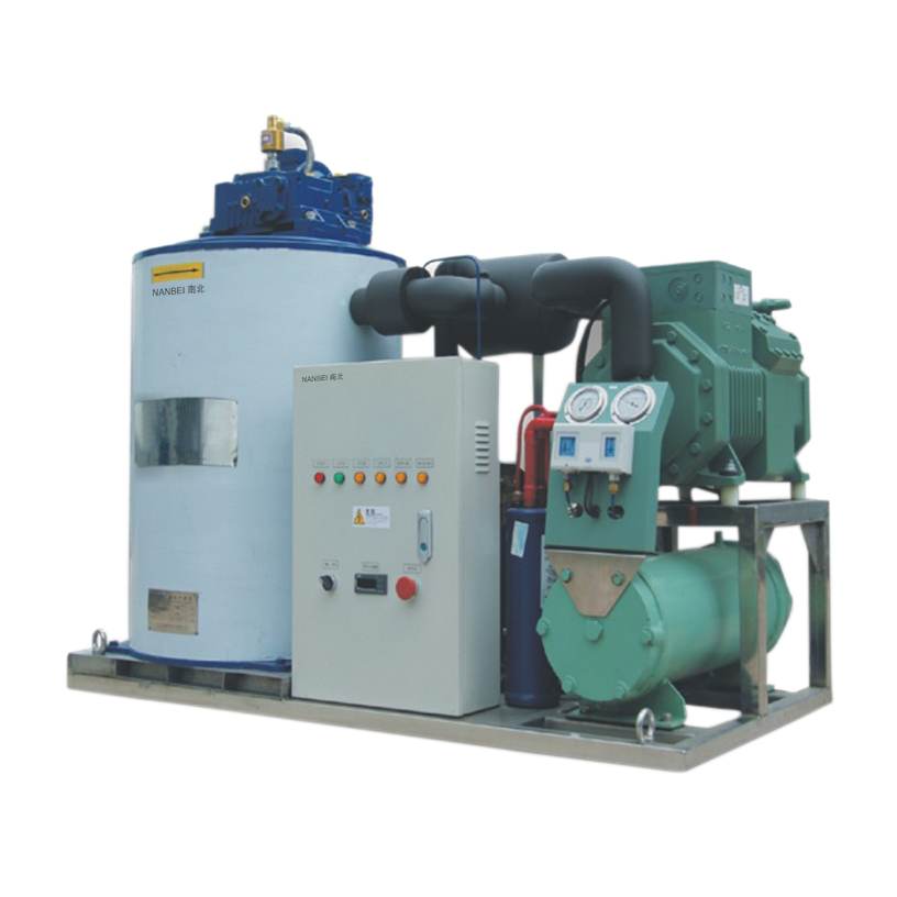 1t/24h Seawater flake ice machine